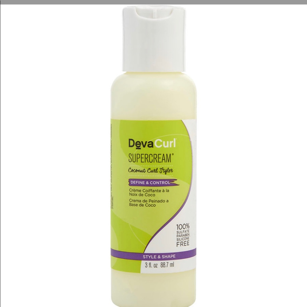 DEVACURL Curl Supercream Coconut Styler 3oz Shampoo Sampler 4oz